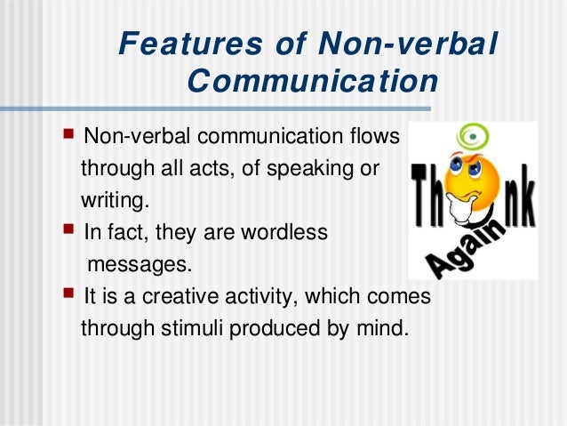 verbal and non verbal communication difference characteristics of verbal communication